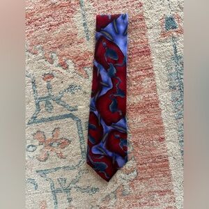 J. GARCIA 100% Silk Tie "Butterflies III" Collection Twenty-Eight